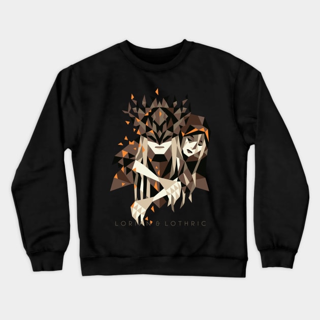 Lorian & Lothric Crewneck Sweatshirt by nahamut